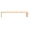 Soporte para monitor madera maciza de pino 50x27x10 cm 2