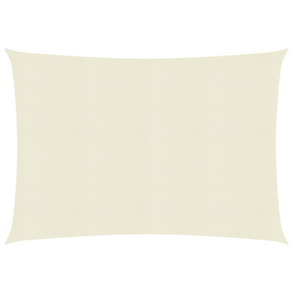 Toldo de vela crema HDPE 160 g/m²  2.5x3.5 m D