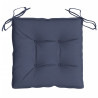 Almofadões cadeira 6 pcs 50x50x7 cm tecido oxford azul-marinho 5