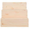 Escalera para mascotas madera maciza de pino 40x37.5x35 cm 4