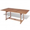 Mesa de jardim 180x90x75 cm madeira teca maciça 1
