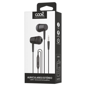 Auscultadores 3,5 mm COOL Urso Stereo com Micro Preto H