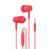 Auriculares 3,5 mm COOL Bear Stereo Con Micro Rojo 1