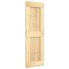 Puerta corredera con herrajes madera maciza de pino 70x210 cm 3