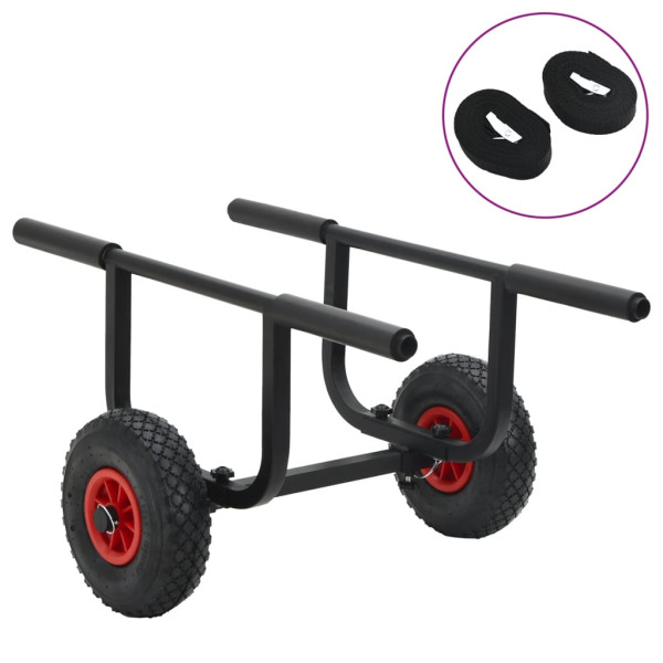 Carrito de kayak aluminio 90 kg D