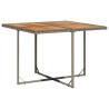 Set comedor de jardín 5 piezas con cojines ratán sintético gris 4