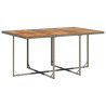 Set comedor jardín 7 pzas y cojines ratán sintético gris 4