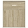 Aparador de madera de ingeniería roble Sonoma 60x31x70 cm 5