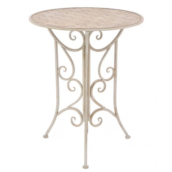 3 pcs conjunto bistrô em aço branco M 2