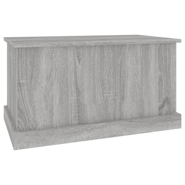 Baúl almacenaje madera contrachapada gris sonoma 70x40x38 cm M 5