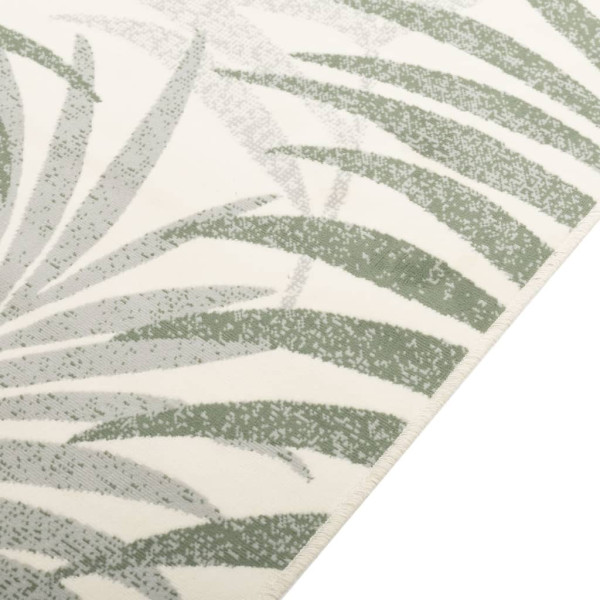 Alfombra de pelo corto antideslizante multicolor 190x300 cm M 4