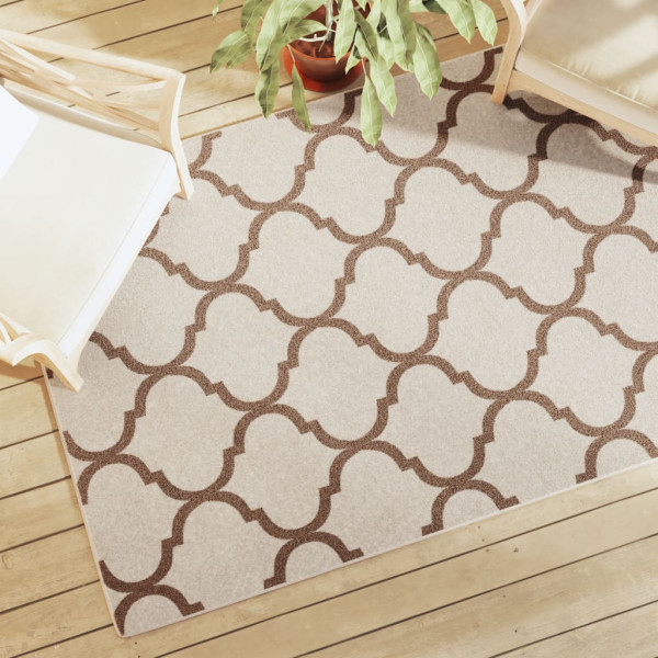 Tapete pelo curto antiderrapante int./ext. 120x180 cm multicor M 4