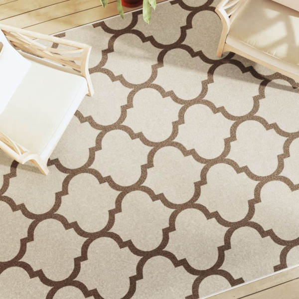 Tapete pelo curto antiderrapante int./ext. 190x300 cm multicor M 4