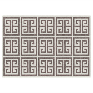 Alfombra de pelo corto antideslizante multicolor 160x230 cm H