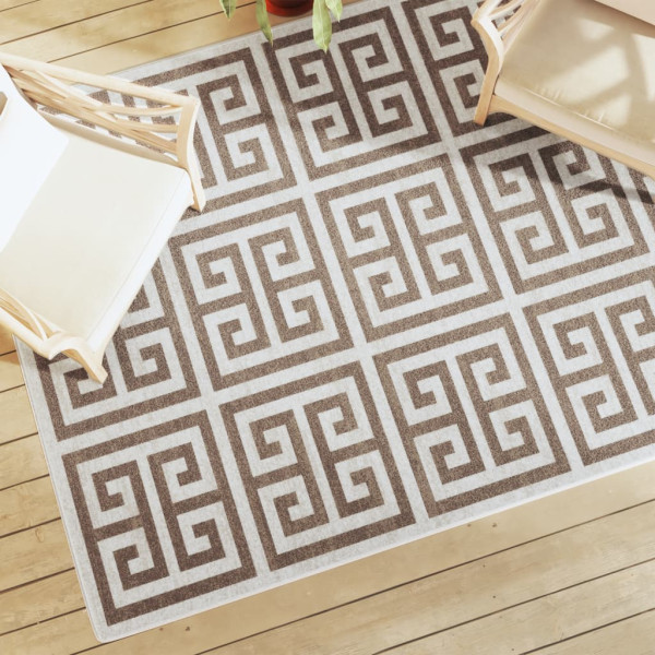 Tapete pelo curto antiderrapante int./ext. 160x230 cm multicor M 4