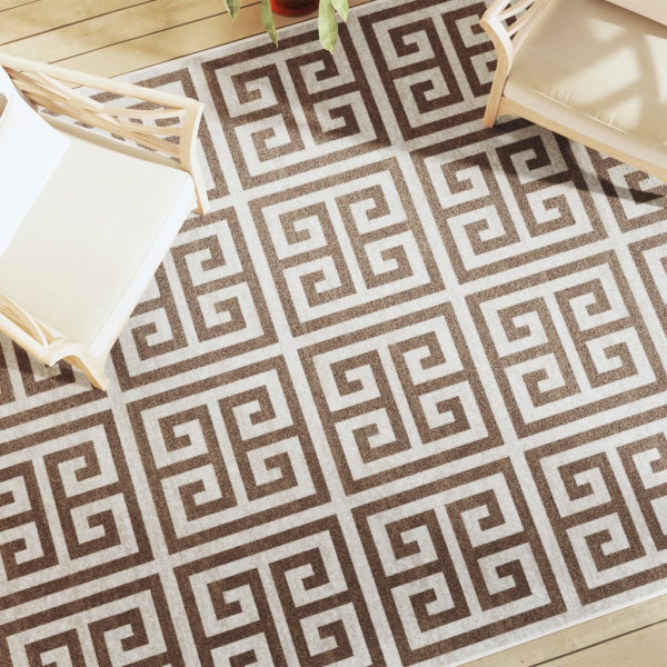 Tapete pelo curto antiderrapante int./ext. 190x300 cm multicor M 4