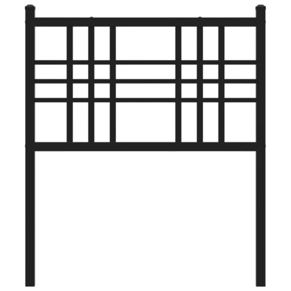 Cabeceira de cama 75 cm metal preto M 4