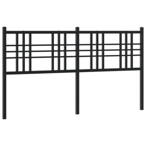 Cabecero de metal negro 160 cm H
