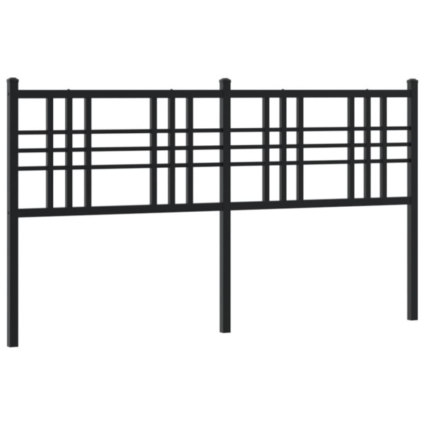 Cabeceira de cama 160 cm metal preto M 2