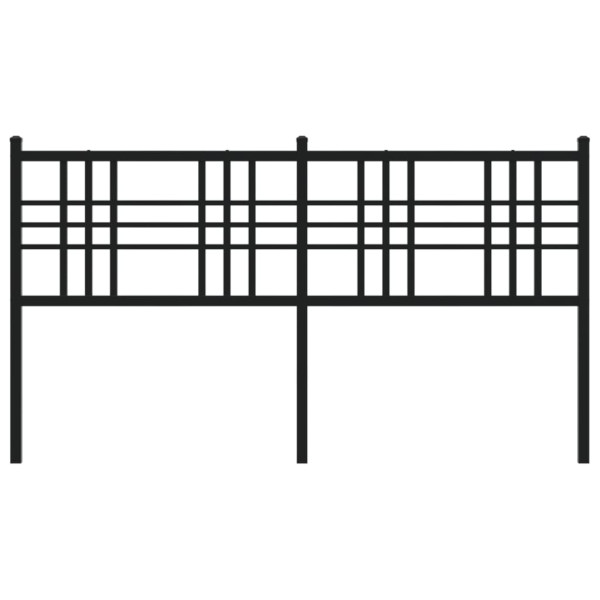 Cabeceira de cama 160 cm metal preto M 4