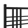 Cabeceira de cama 160 cm metal preto 5