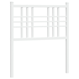 Cabeceira de cama 75 cm metal branco H