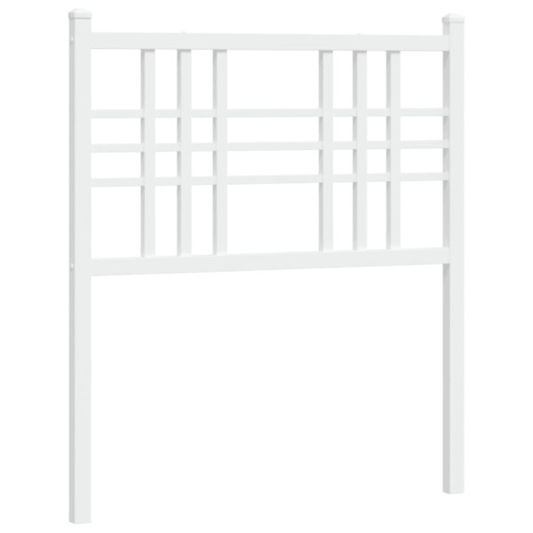 Cabeceira de cama 75 cm metal branco M 2