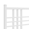 Cabeceira de cama 180 cm metal branco 5