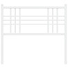 Cabecero de metal blanco 100 cm 4