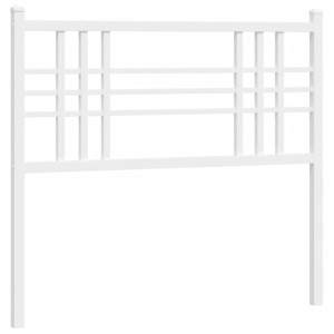 Cabeceira de cama 107 cm metal branco H