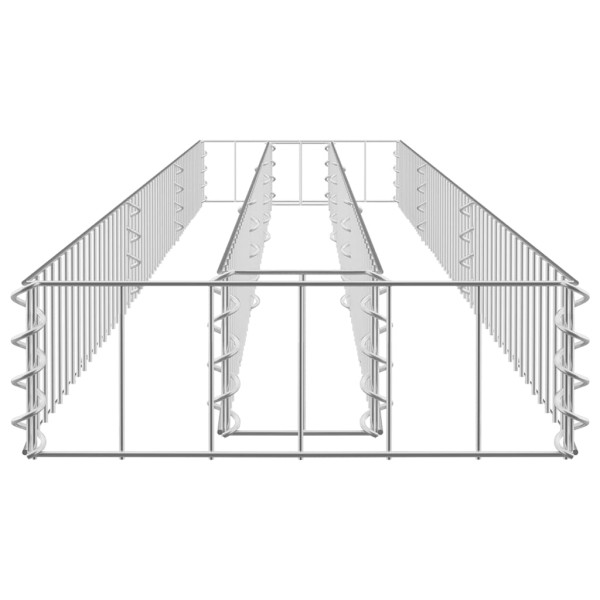 Arriate de gaviones de acero galvanizado 270x30x10 cm M 5