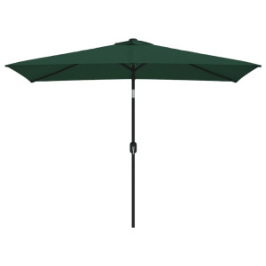 Sombrilla rectangular verde 200x300 cm H