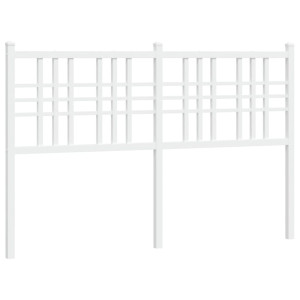 Cabecero de metal blanco 120 cm H