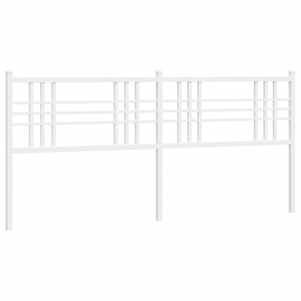 Cabeceira de cama 200 cm metal branco M 2