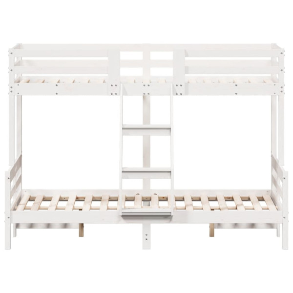 Beliche 80x200/120x200 cm madeira de pinho maciço branco M 4