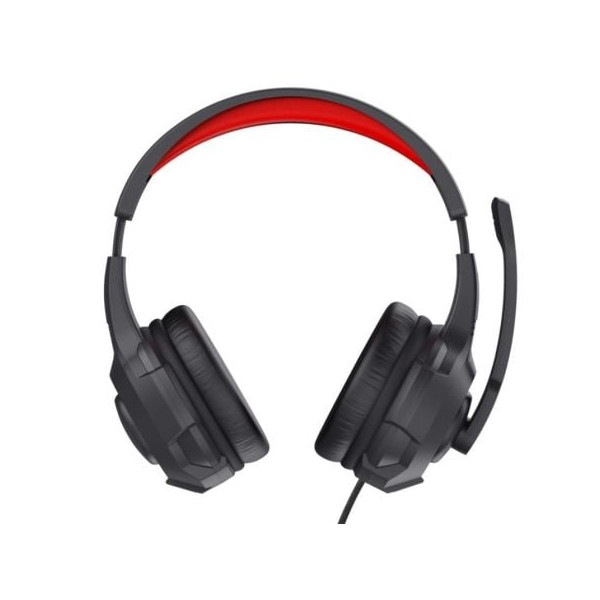 Fones de ouvido para jogos com microfone Trust Gaming 24785 preto e vermelho M 3