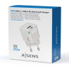 Cargador de Pared Aisens ASCH-20W2P002-W blanco 4