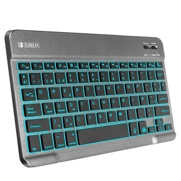 Teclado inalámbrico Subblim Smart Backlit gris M 4