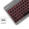Teclado compacto inalámbrico por bluetooth subblim smart backlit/ gris 5