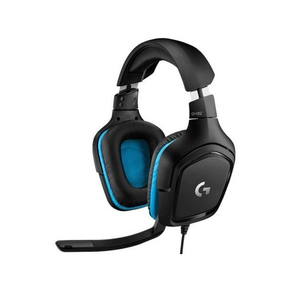 Auriculares Gaming con micrófono Logitech G432 negro D
