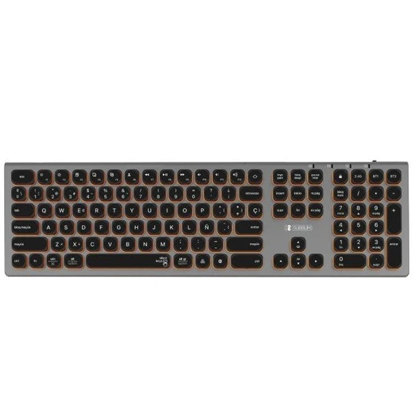 Teclado inalámbrico Subblim SUBKB-3MIE310/ gris D