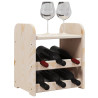 Botellero con tablero superior madera maciza pino 33x25x37 cm 4