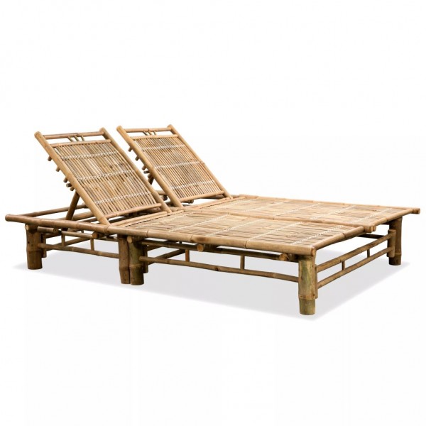 Tumbona para 2 personas de bambú D
