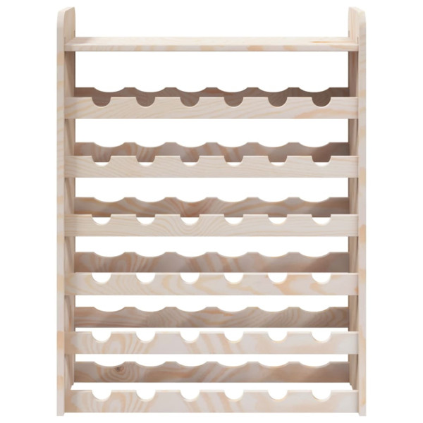 Botellero con tablero superior madera maciza pino 67.5x25x87 cm M 3