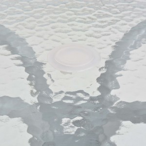 Juego de comedor de jardín 6 piezas acero y textilene gris H