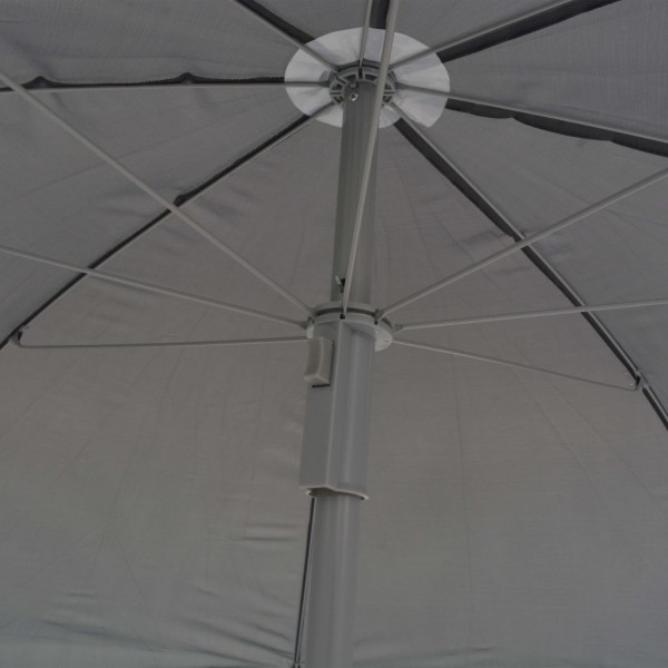 6pcs conjunto de jantar para jardim textilene cinzento M 3