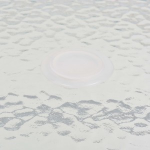 Juego de comedor de jardín 8 piezas acero y textilene gris H