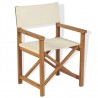 Silla de director plegable madera maciza de teca 1