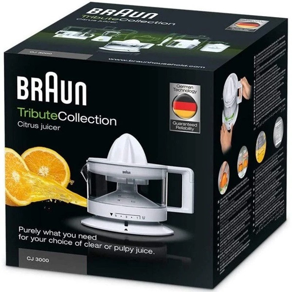 Exprimidor braun tributecollection cj3000/ 20w/ capacidad 350ml M 5