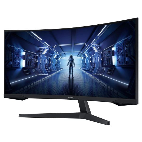 Monitor de jogos ultra-panorâmico SAMSUNG Odyssey G5 34" QHD C34G55TWWP preto M 3